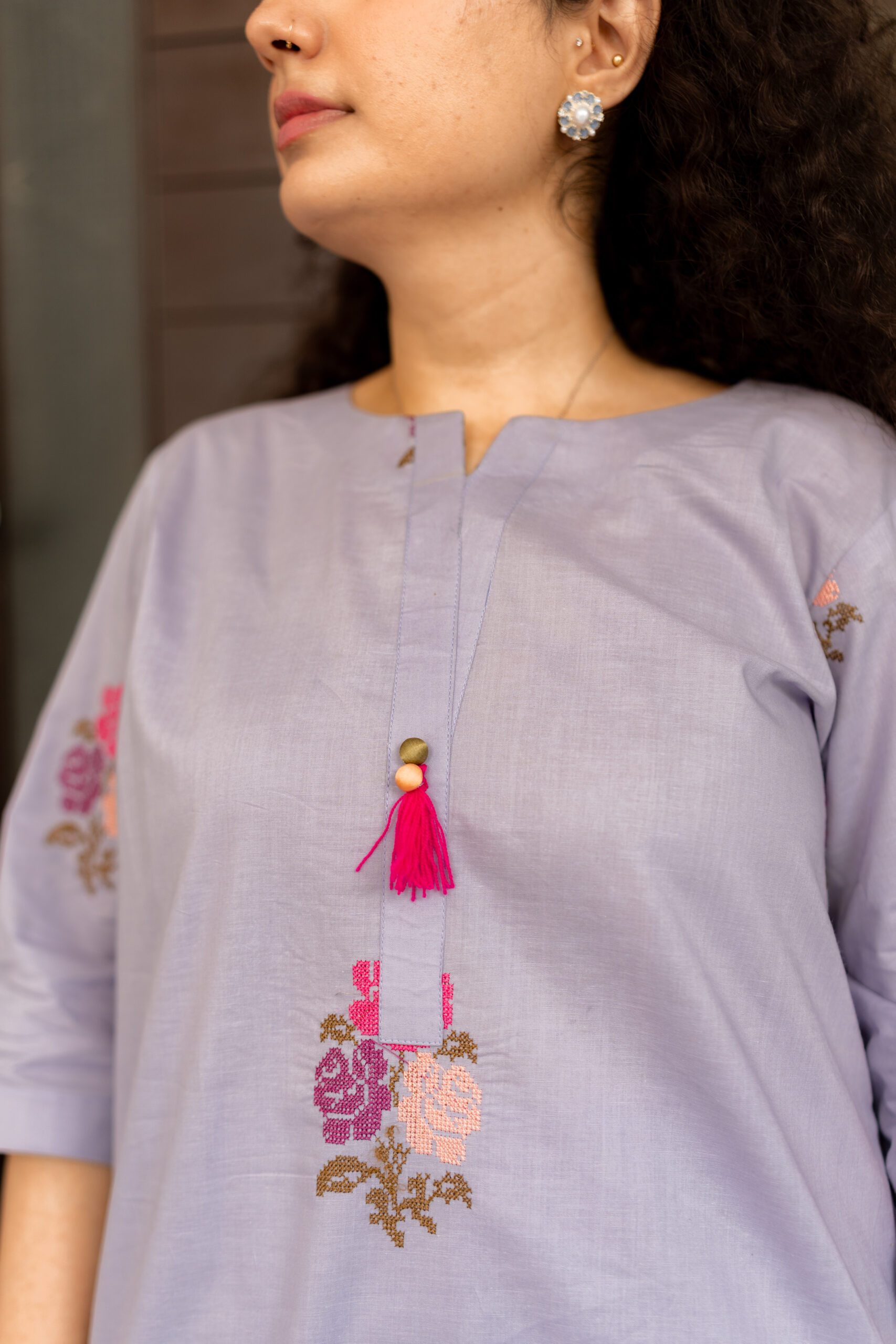 lilac bloom embroidered lawn 2 piece lilac bloom embroidered lawn 2 piece